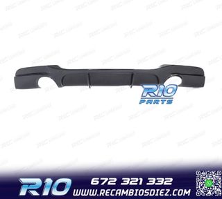 DIFUSOR BMW E90 E91 LOOK M PERFORMANCE NEGRO BRILLO