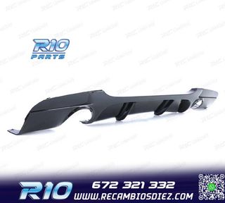 DIFUSOR BMW E90 E91 LOOK M PERFORMANCE NEGRO BRILLO