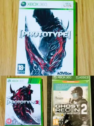 Lote 3 Juegos Xbox 360: Prototype 1, 2,... JAC