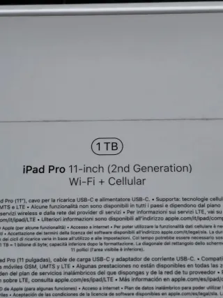 iPad Pro 11 1TB Cellular 2021 Plata