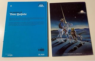 Las aventuras de Don Quijote. Cómic para colorear