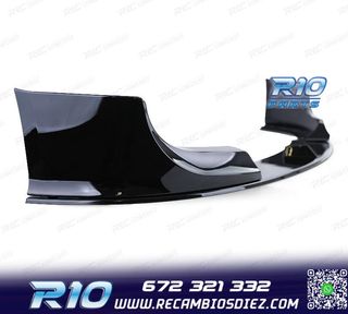 SPOILER LIP BMW E60 E61 03-10 LOOK M PERFORMANCE NEGRO BRILL