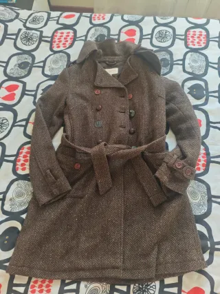 Abrigo Springfield Marrón Mujer