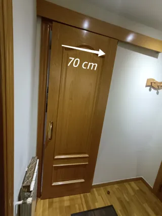 Puerta Corredera Madera + Guía