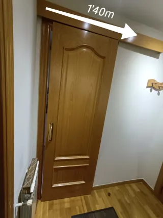 Puerta Corredera Madera + Guía