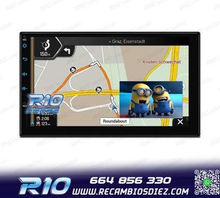 RADIO GPS ANDROID 12 HD TACTIL BLUETOOTH USB SD