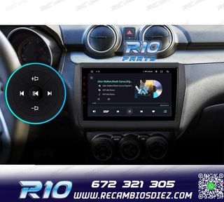 RADIO GPS ANDROID 12 9" PARA SUZUKI SWIFT 17-22