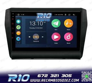 RADIO GPS ANDROID 12 9" PARA SUZUKI SWIFT 17-22