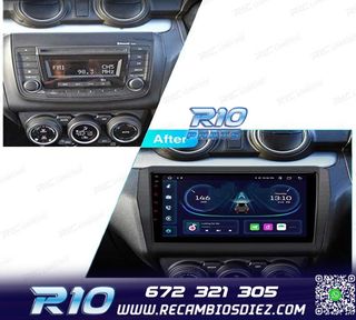 RADIO GPS ANDROID 12 9" PARA SUZUKI SWIFT 17-22