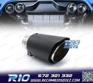 COLA ESCAPE CARBONO UNIVERSAL TIPO AKRAPOVIC 63MM