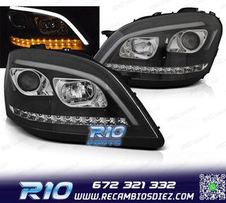 FAROS PARA MERCEDES CLASE ML W164 05-07 LUZ DIURNA LED DINAM
