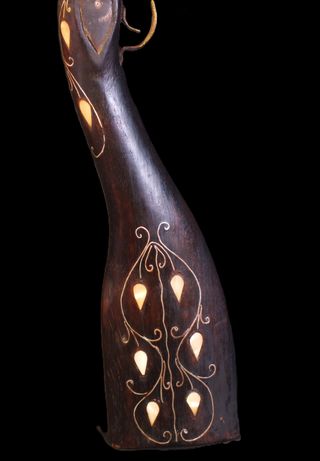 giocattolo fucile antico vittoriano 1800 decorato