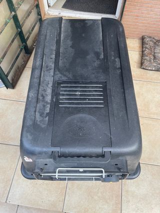 Transportín para perro negro
