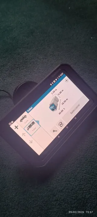 GPS Garmin Fleet 790 tiene dashcam