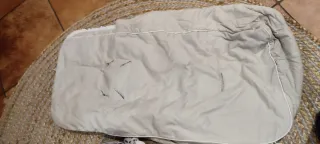 Saco para carrito de bebé doble hecho a mano