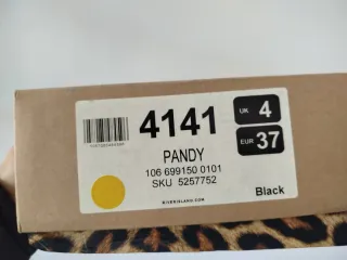 Zapatos tacón River Island negros mujer