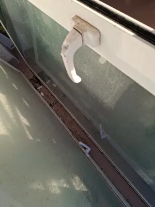 2 Puertas Correderas Cristal/Aluminio 2x1m