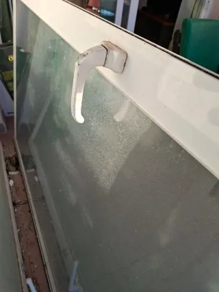 2 Puertas Correderas Cristal/Aluminio 2x1m