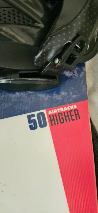 Tabla Snowboard Airtrack con Fijaciones