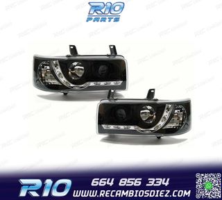 FAROS VOLKSWAGEN VW T4 TRANSPORTER 90-03 LUZ LED DIURNA FOND