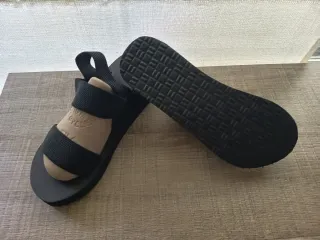 Sandalias plataforma negras T39 nuevas