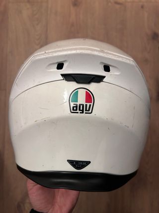 Casco AGV Talla S Blanco