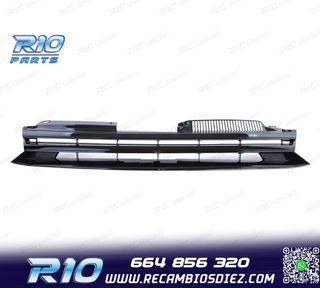 PARRILLA VOLKSWAGEN VW GOLF 6 08-12 NEGRO BRILLO SIN LOGO