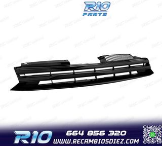 PARRILLA VOLKSWAGEN VW GOLF 6 08-12 NEGRO BRILLO SIN LOGO
