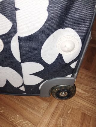 Maleta mediana/grande estampada flores