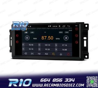 RADIO GPS ANDROID 12 PARA DODGE JEEP CHRYSLER 07-11