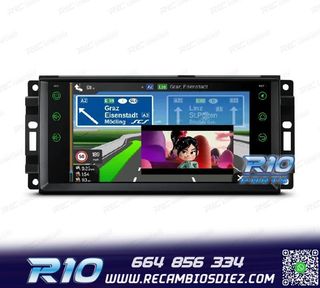 RADIO GPS ANDROID 12 PARA DODGE JEEP CHRYSLER 07-11