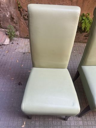 6 sedie Vittoria in pelle e in perfette comdizioni