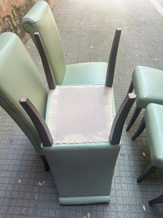 6 sedie Vittoria in pelle e in perfette comdizioni