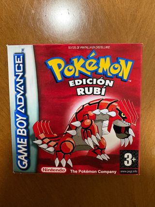 Pokémon Rubí Game Boy Advance Español