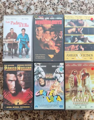 LOTE VHS CAJA VIDEOCLUB HOLLYWOOD ACCION AVENTURA