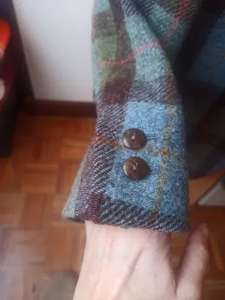 Americana de lana cuadros