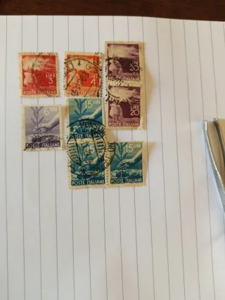 Francobolli italiani serie democratica 46