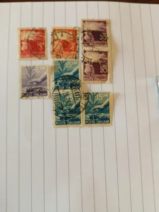 Francobolli italiani serie democratica 46