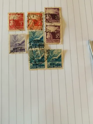 Francobolli italiani serie democratica 46