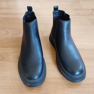 Botín Chelsea efecto piel Springfield negro