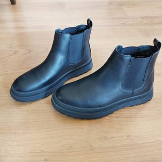 Botín Chelsea efecto piel Springfield negro