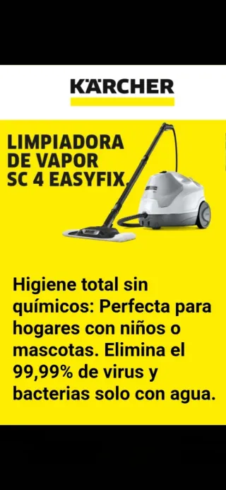 KARCHER Limpiadora Vapor Karcher SC4 EasyF