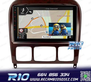 RADIO GPS ANDROID 13 MERCEDES CLASE S W220 98-05