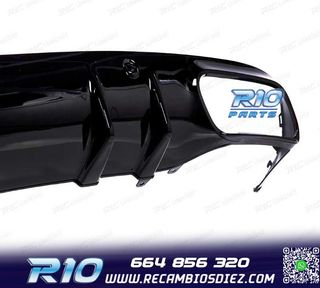 DIFUSOR MERCEDES CLASE C W205 SEDAN 14-20 AMG PDC + COLAS ES
