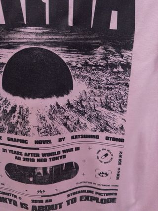 Camiseta Akira Anime 1988 Talla XL