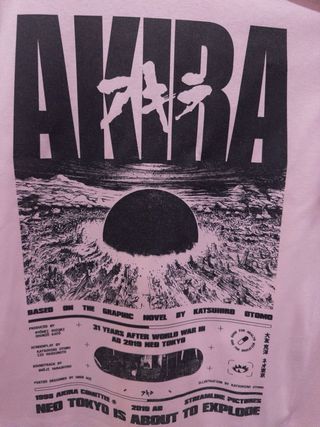 Camiseta Akira Anime 1988 Talla XL