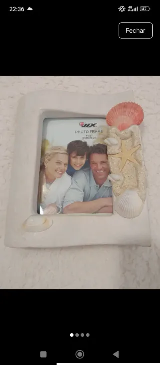 Moldura JIX Decorada com Conchas