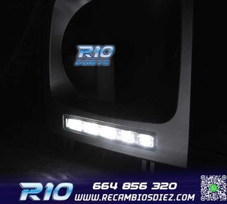 KIT LUZ DIURNA MERCEDES W461 W463 01-12 DELANTERA DRL LED PL