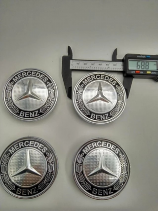 CENTRO DE RUEDA MERCEDES 68mm