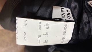 Chaqueta de traje hombre gris y verde